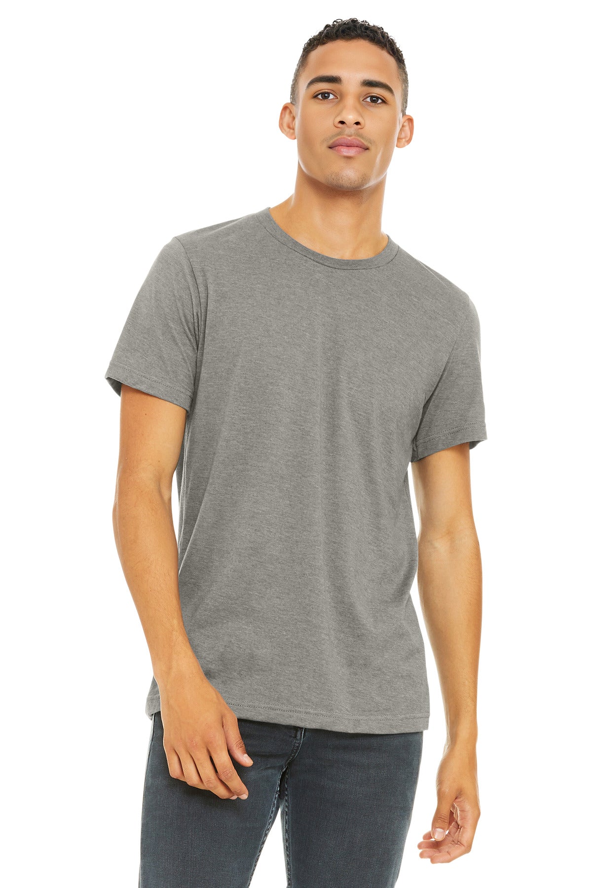 BELLA+CANVAS  Unisex Heather CVC Short Sleeve Tee BC3001CVC