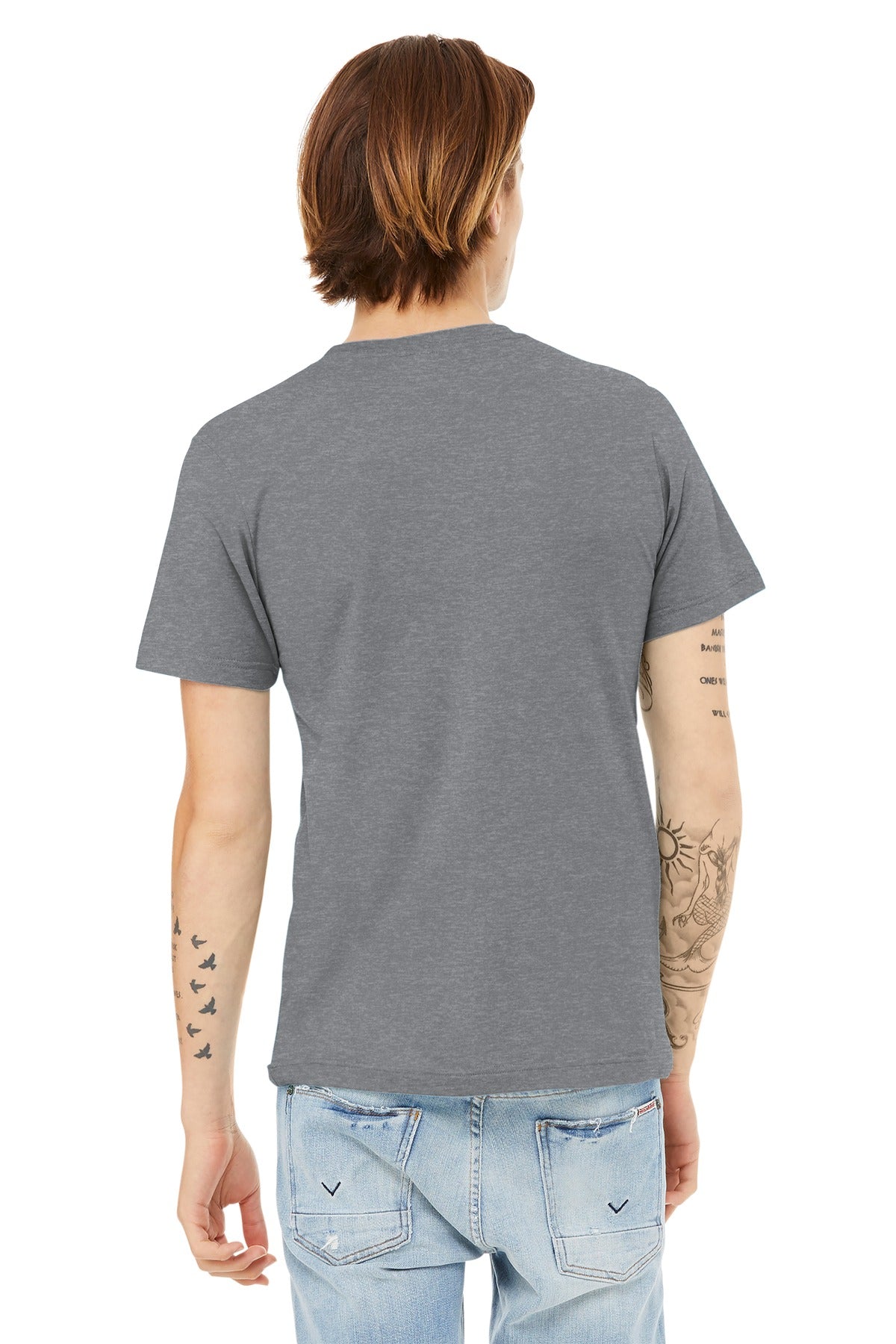 BELLA+CANVAS  Unisex Heather CVC Short Sleeve Tee BC3001CVC