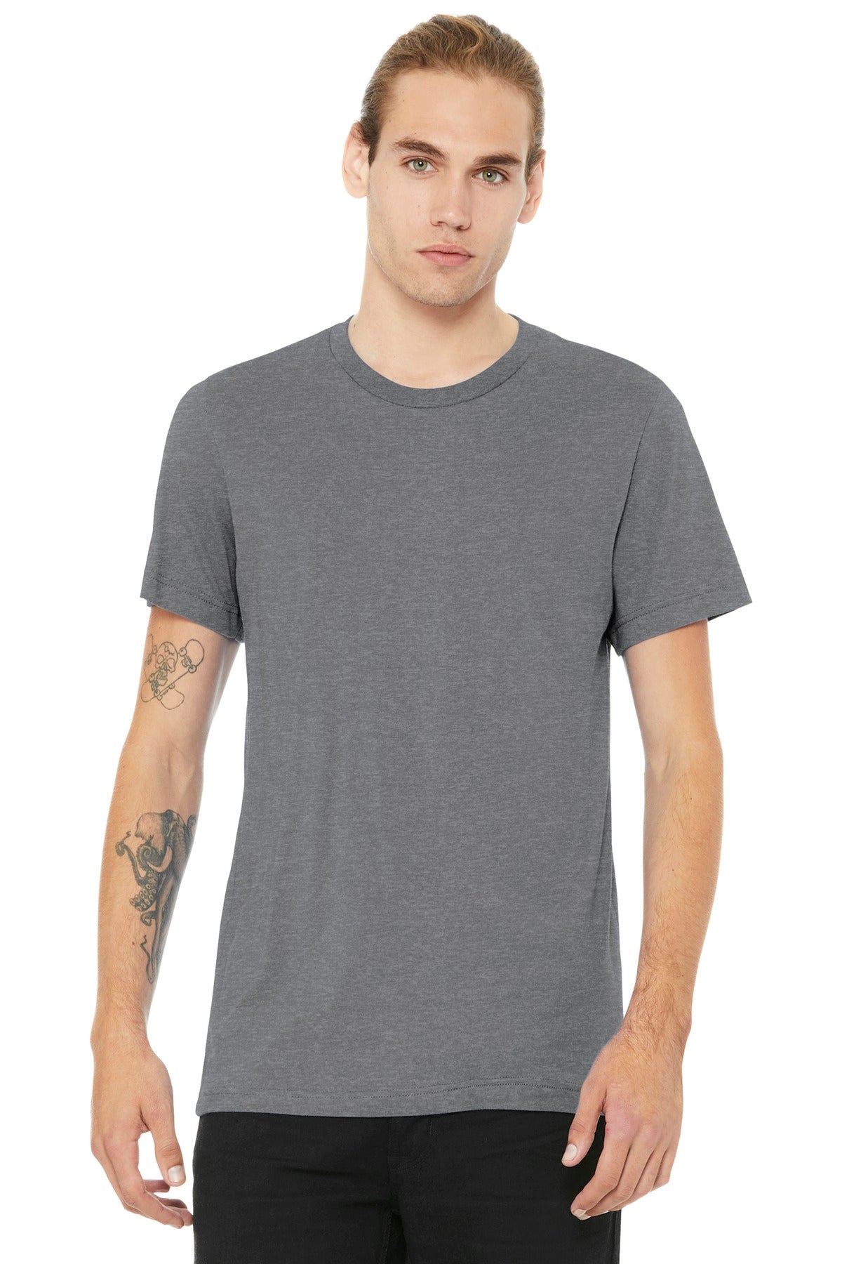 BELLA+CANVAS  Unisex Heather CVC Short Sleeve Tee BC3001CVC