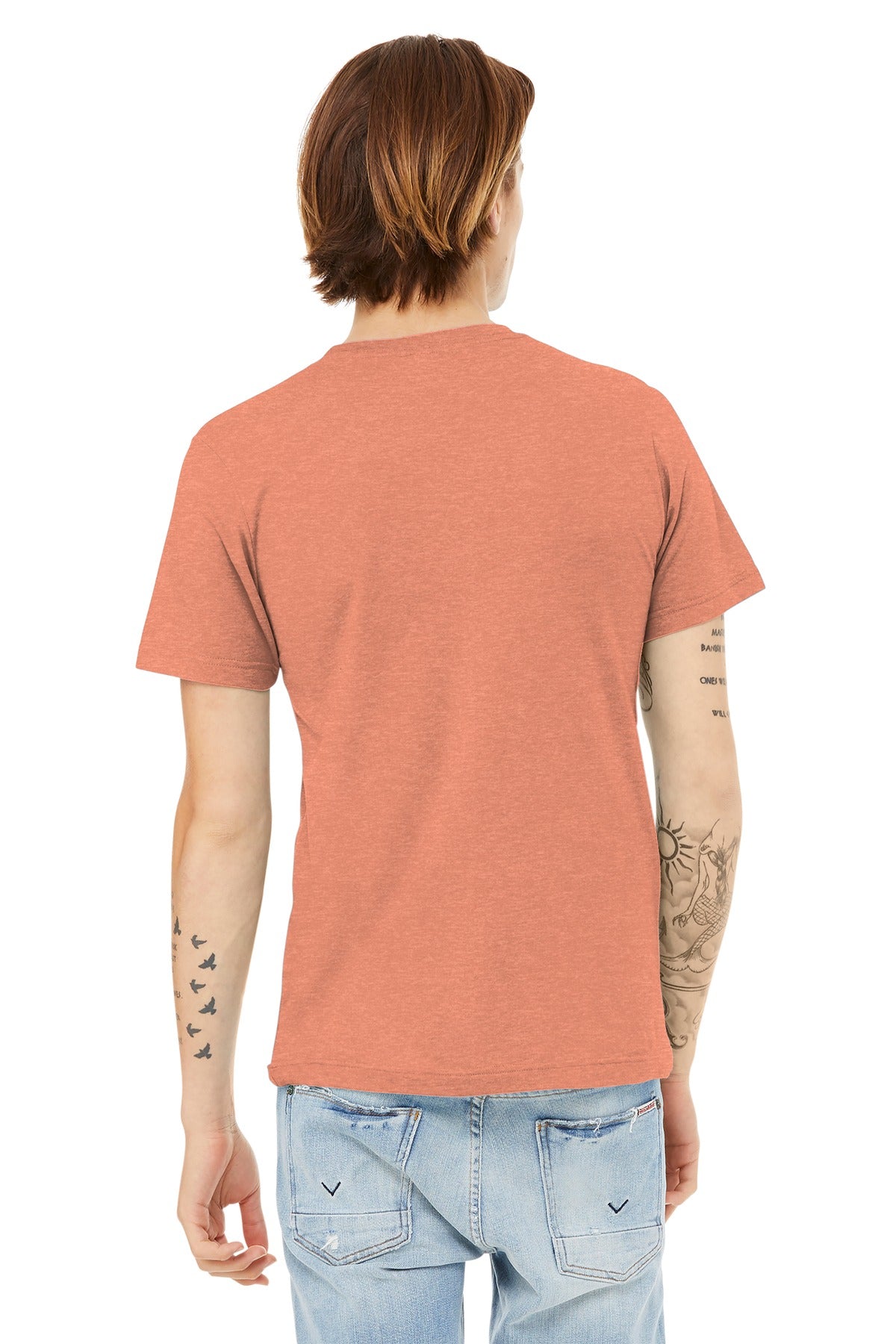 BELLA+CANVAS  Unisex Heather CVC Short Sleeve Tee BC3001CVC