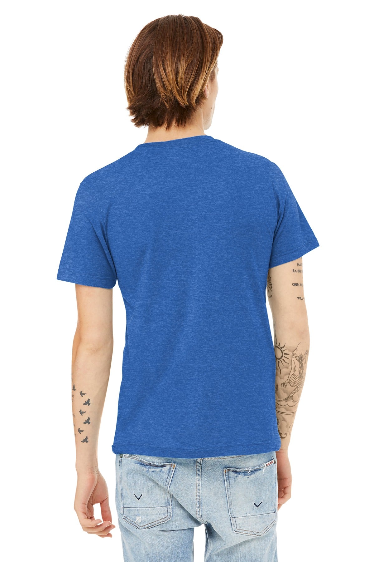 BELLA+CANVAS  Unisex Heather CVC Short Sleeve Tee BC3001CVC