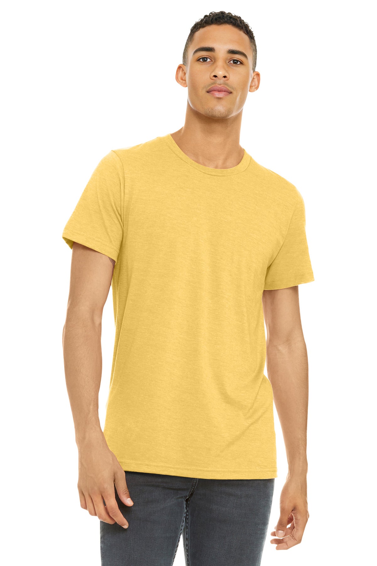 BELLA+CANVAS  Unisex Heather CVC Short Sleeve Tee BC3001CVC