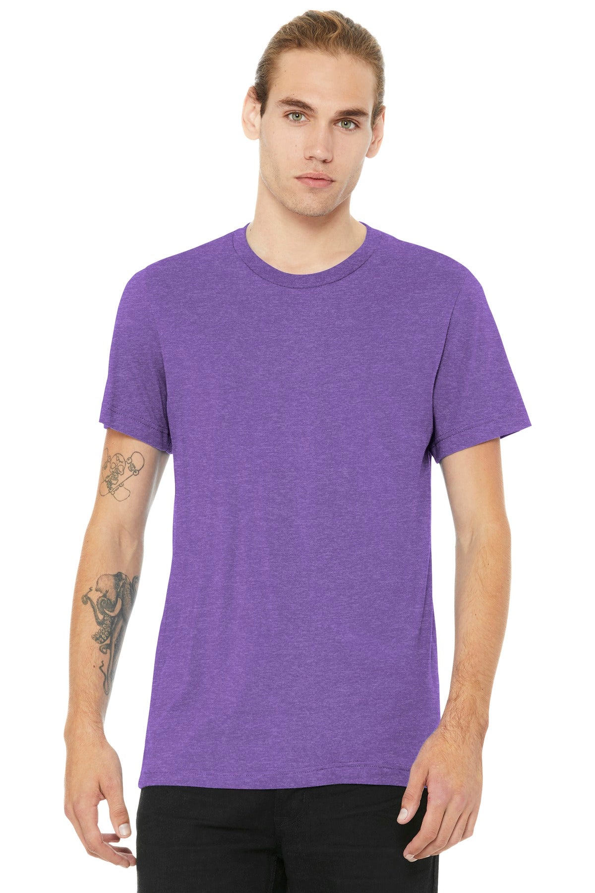 BELLA+CANVAS  Unisex Heather CVC Short Sleeve Tee BC3001CVC