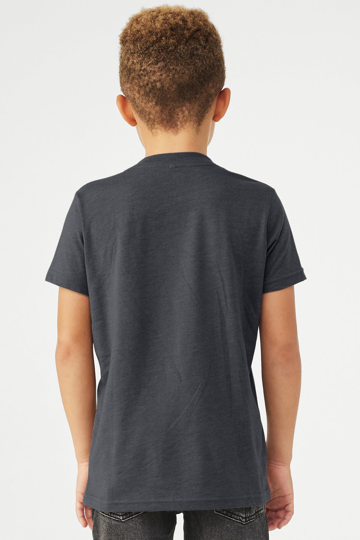 BELLA+CANVAS Youth Heather CVC Tee BC3001YCVC