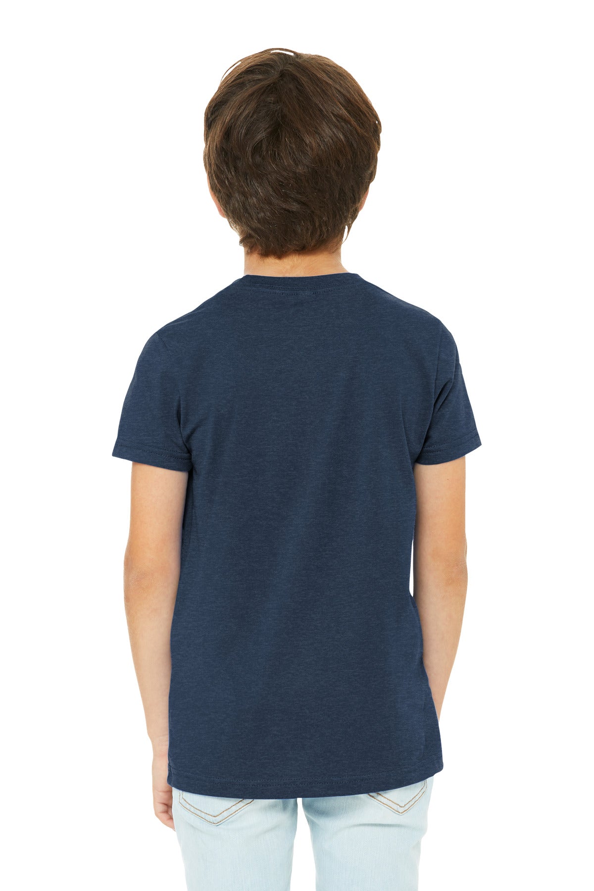 BELLA+CANVAS Youth Heather CVC Tee BC3001YCVC