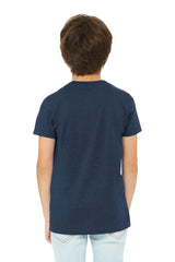 BELLA+CANVAS Youth Heather CVC Tee BC3001YCVC