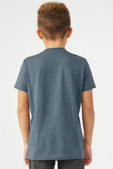 BELLA+CANVAS Youth Heather CVC Tee BC3001YCVC