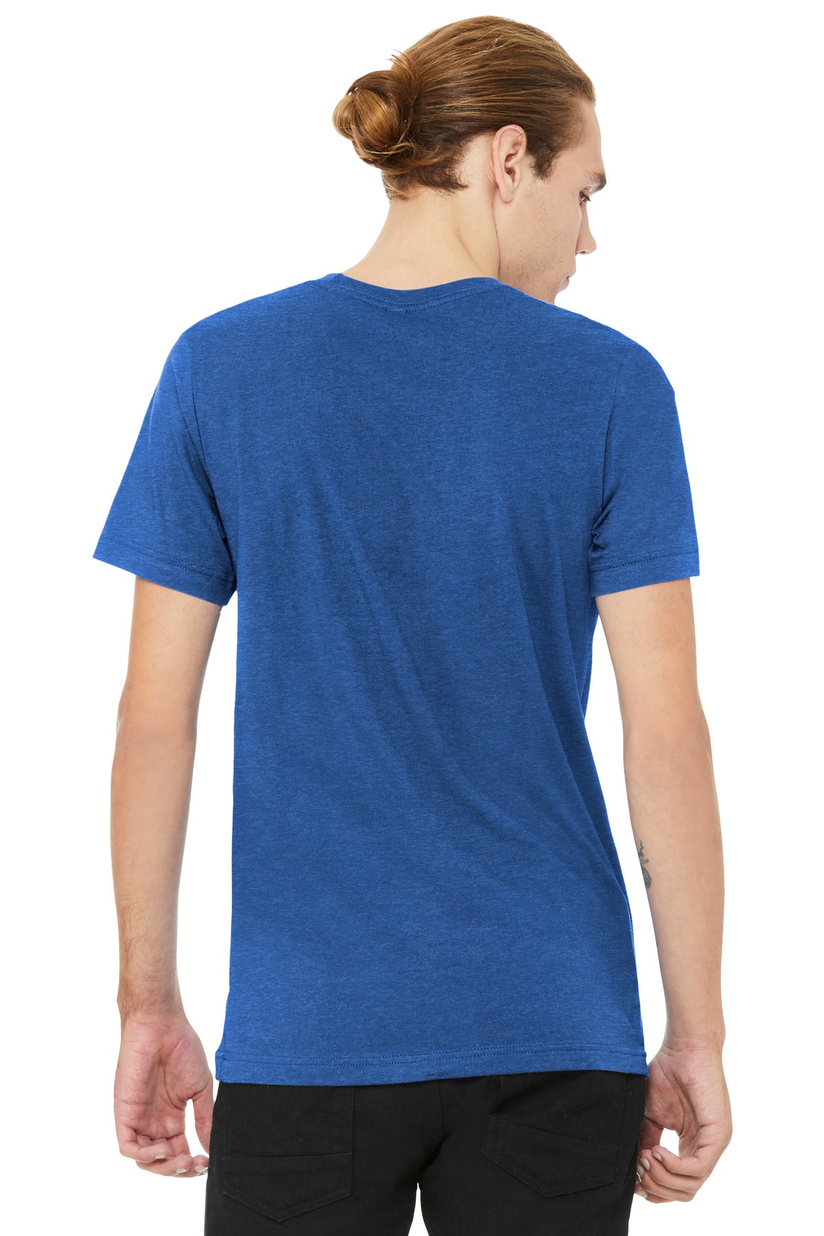 BELLA+CANVAS Unisex Heather CVC V-Neck Tee BC3005CVC