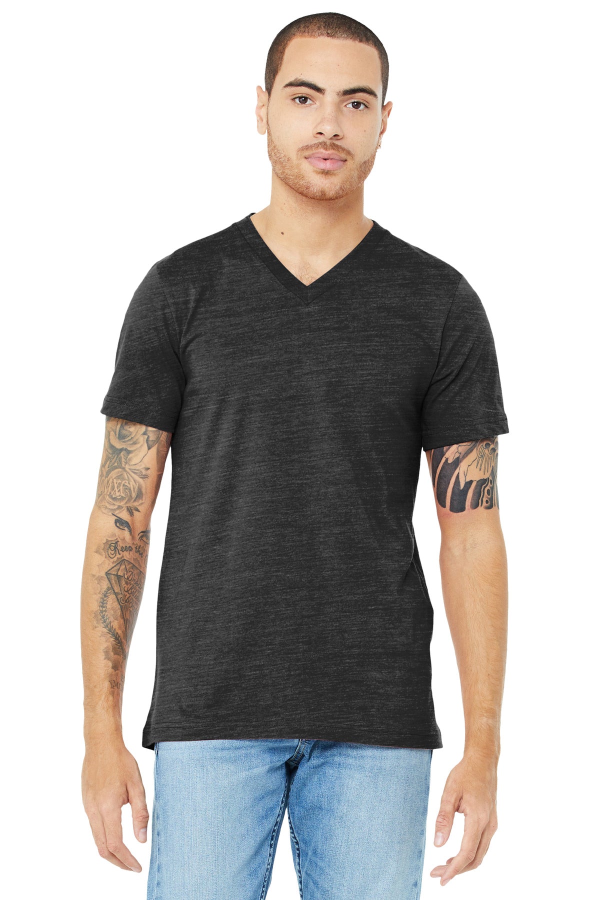 BELLA+CANVAS  Unisex Jersey Short Sleeve V-Neck Tee BC3005