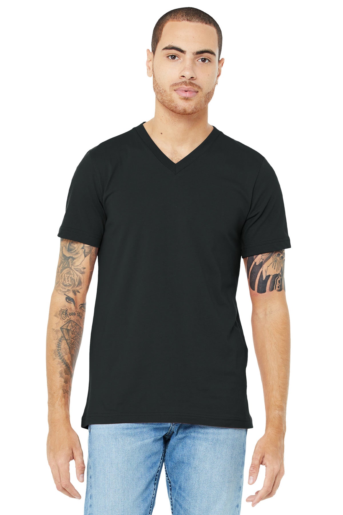 BELLA+CANVAS  Unisex Jersey Short Sleeve V-Neck Tee BC3005