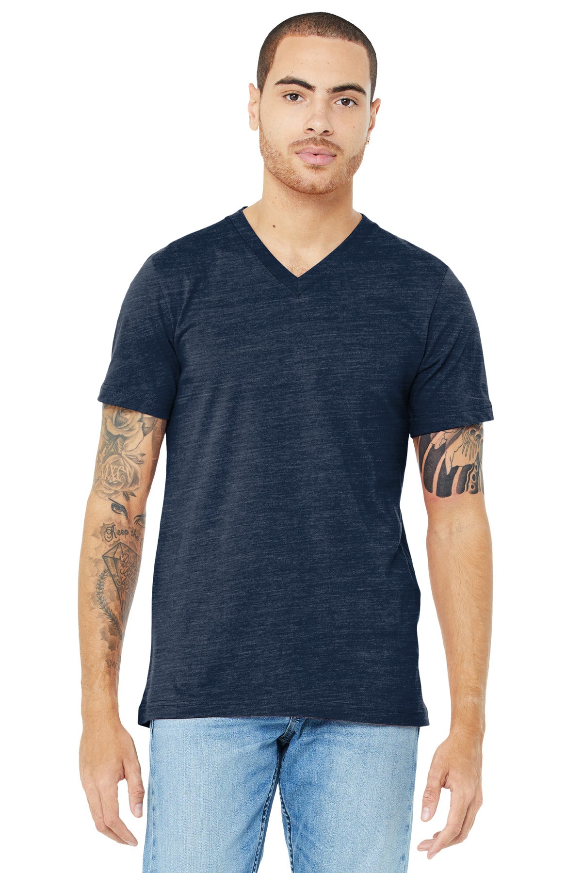 BELLA+CANVAS  Unisex Jersey Short Sleeve V-Neck Tee BC3005