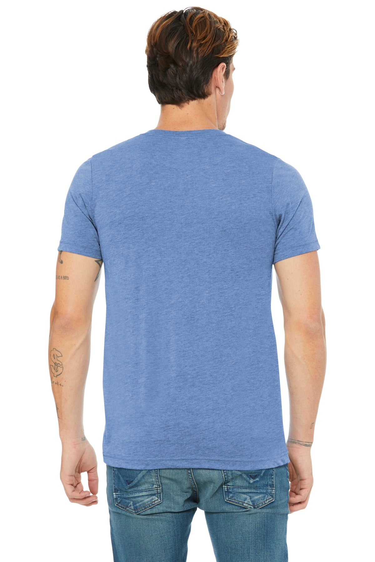 BELLA+CANVAS  Unisex Triblend Short Sleeve V-Neck Tee BC3415