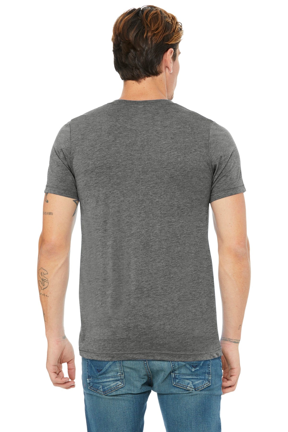 BELLA+CANVAS  Unisex Triblend Short Sleeve V-Neck Tee BC3415