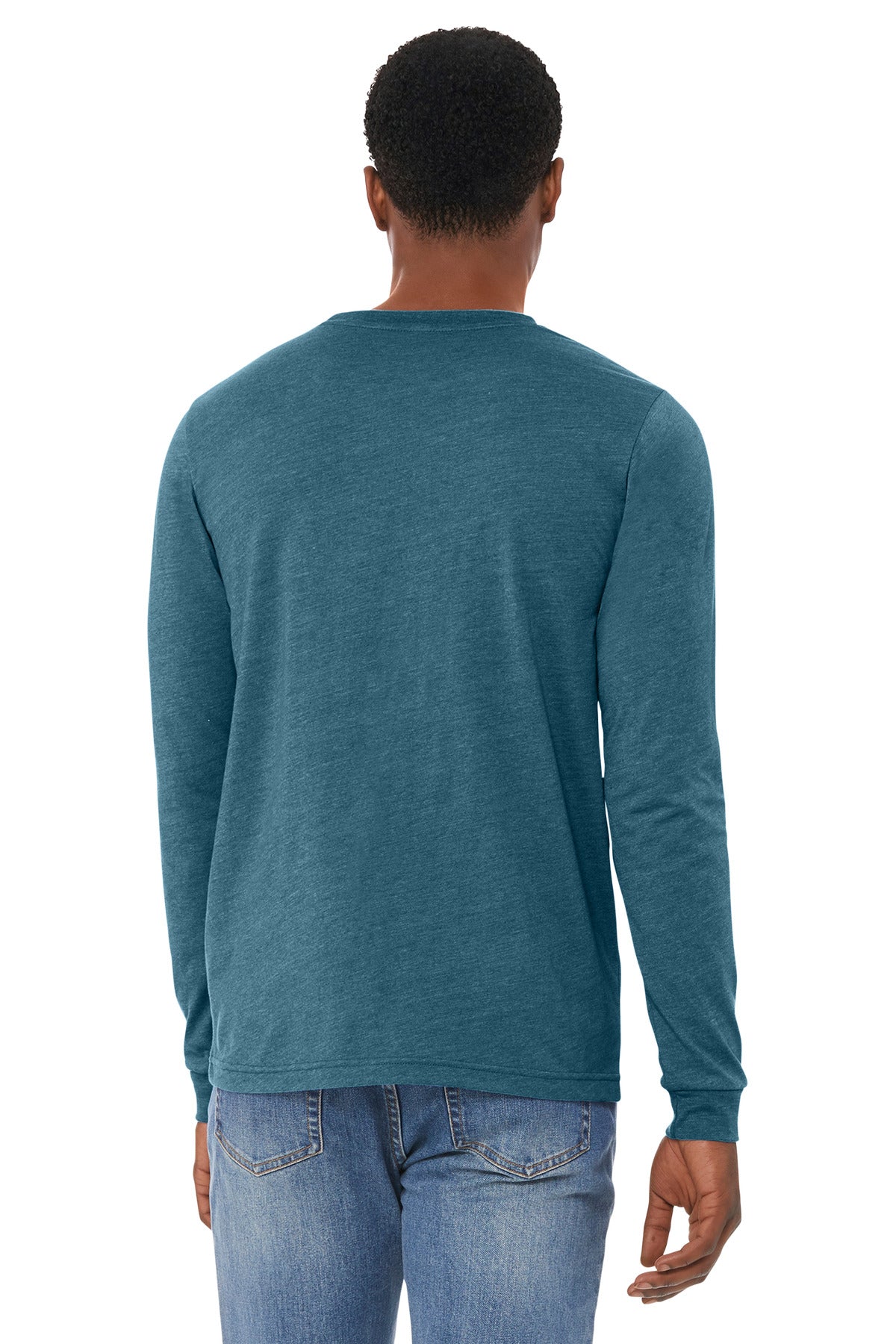 BELLA+CANVAS Unisex Heather CVC Long Sleeve Tee BC3501CVC
