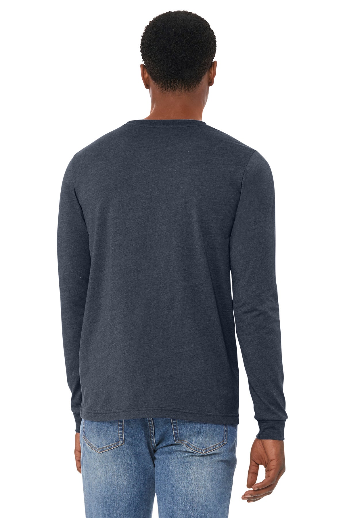 BELLA+CANVAS Unisex Heather CVC Long Sleeve Tee BC3501CVC