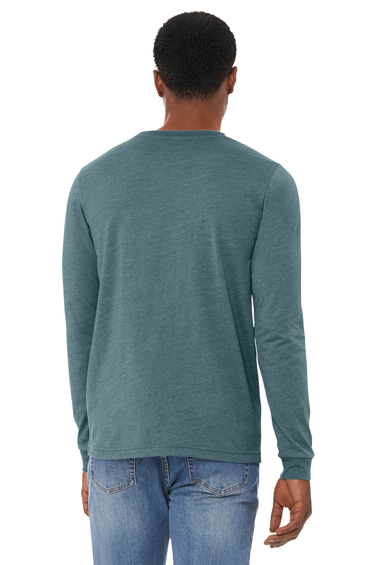 BELLA+CANVAS Unisex Heather CVC Long Sleeve Tee BC3501CVC
