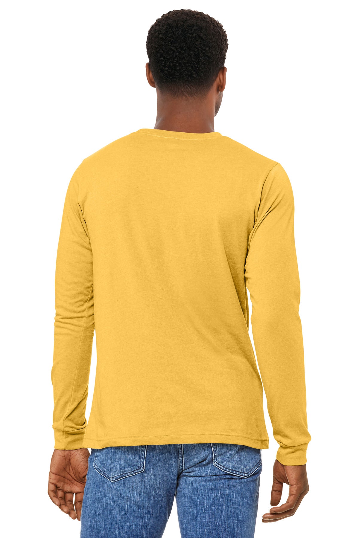 BELLA+CANVAS Unisex Heather CVC Long Sleeve Tee BC3501CVC