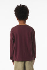 BELLA+CANVAS Youth 6-Ounce Heavyweight Long Sleeve Tee BC3511Y