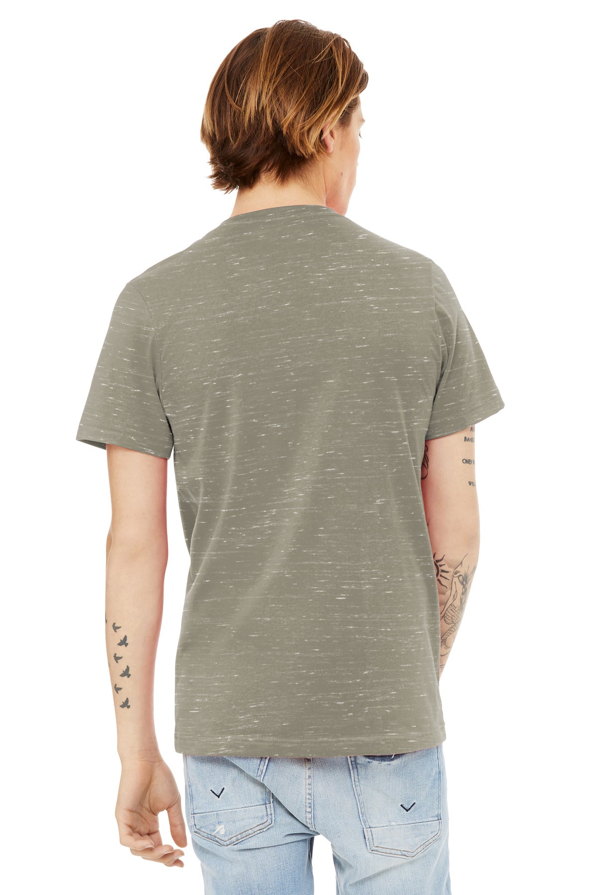 BELLA+CANVAS Unisex Textured Jersey V-Neck Tee BC3655