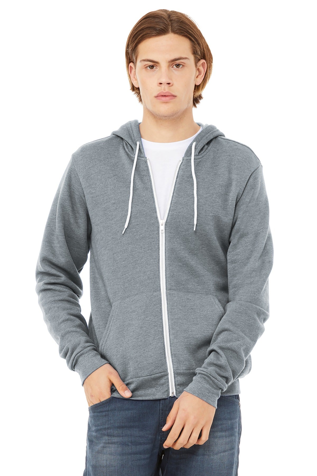 BELLA+CANVAS  Unisex Sponge Fleece Full-Zip Hoodie BC3739