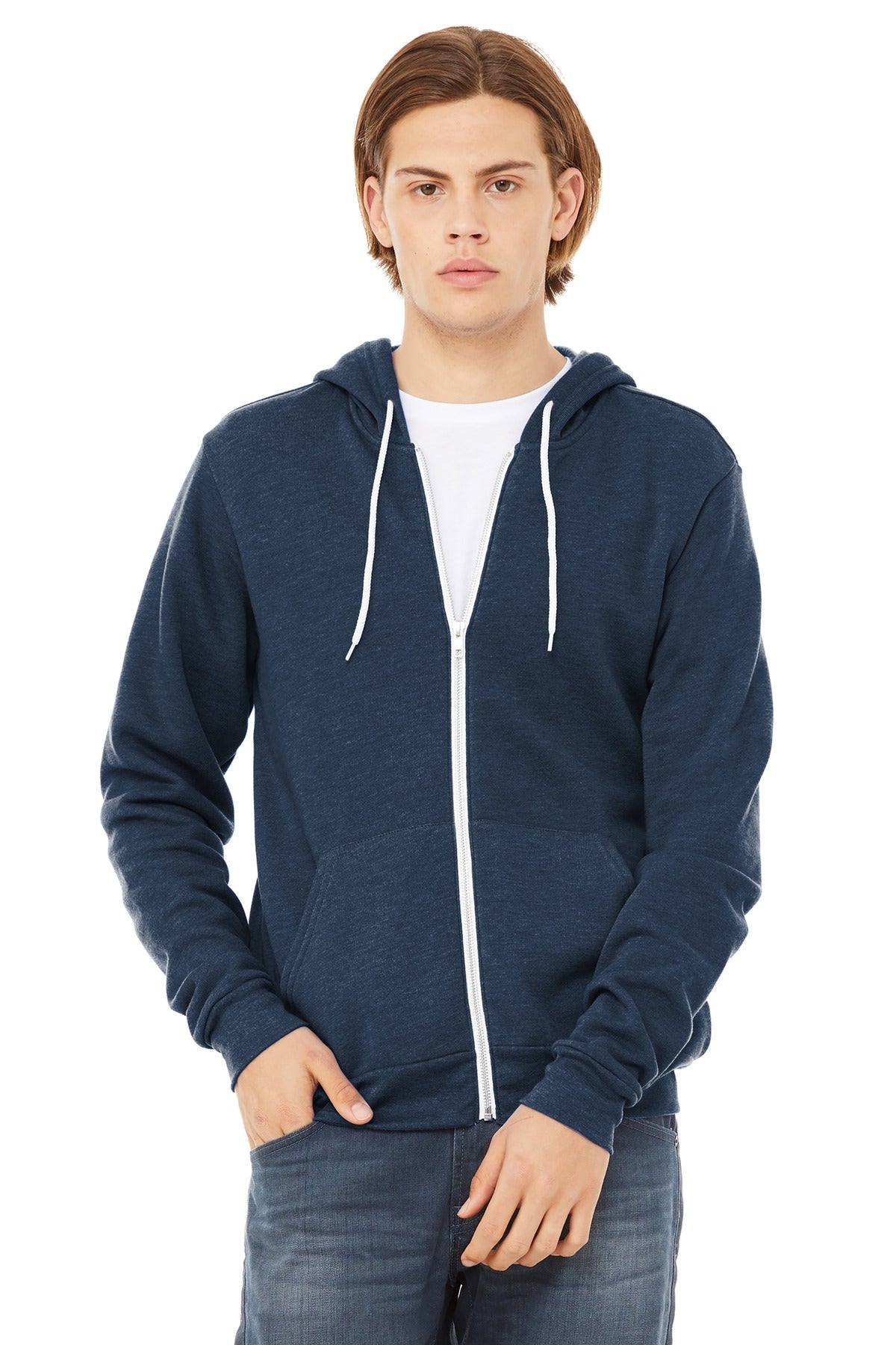 BELLA+CANVAS  Unisex Sponge Fleece Full-Zip Hoodie BC3739