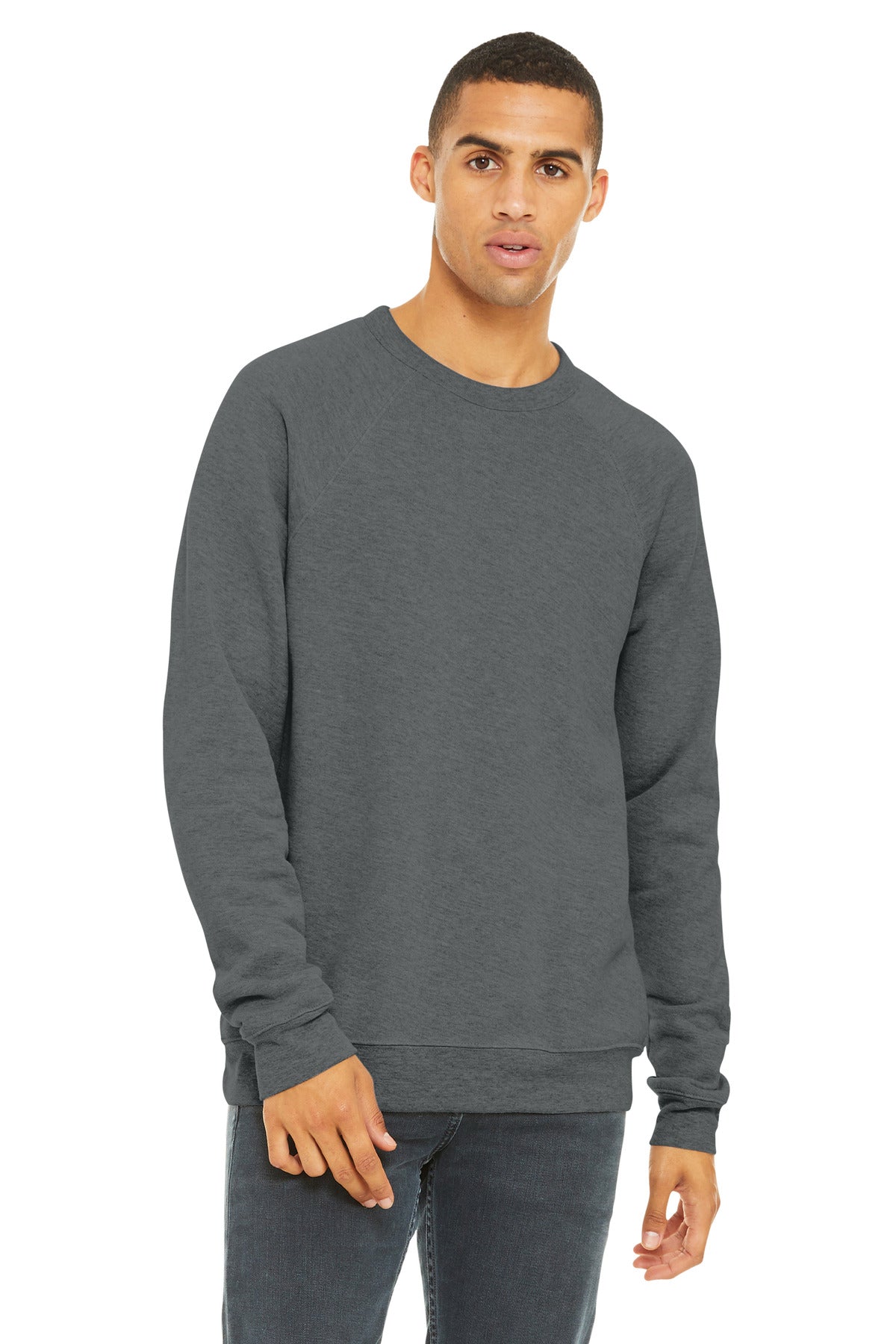 BELLA+CANVAS  Unisex Sponge Fleece Raglan Sweatshirt BC3901