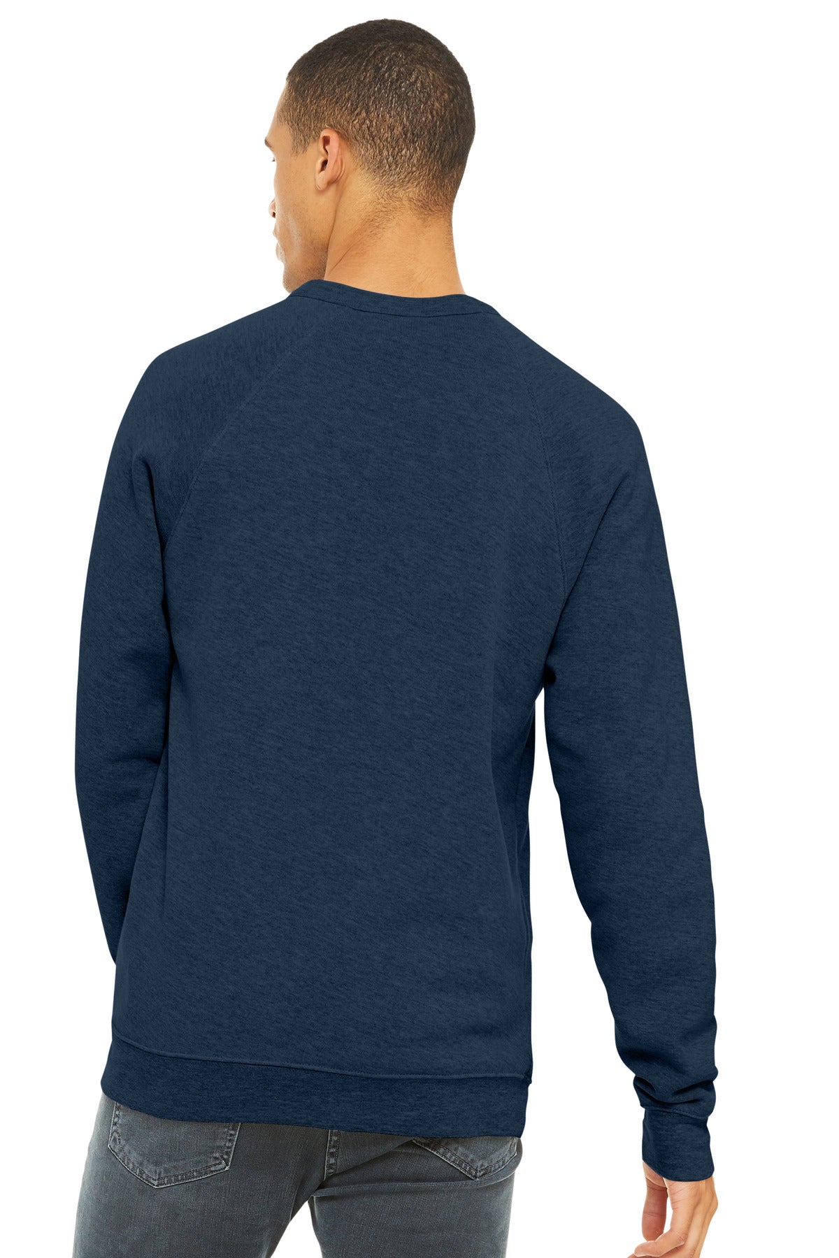 BELLA+CANVAS  Unisex Sponge Fleece Raglan Sweatshirt BC3901
