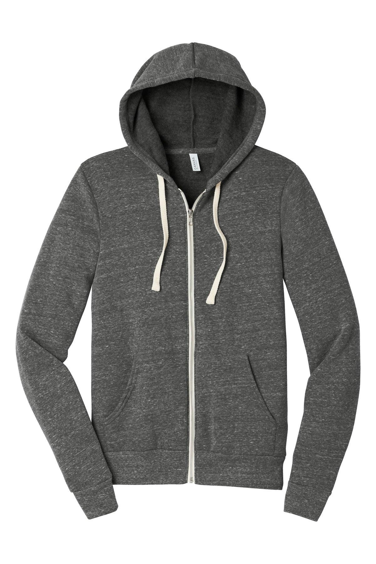 BELLA+CANVAS  Unisex Triblend Sponge Fleece Full-Zip Hoodie BC3909