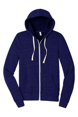 BELLA+CANVAS  Unisex Triblend Sponge Fleece Full-Zip Hoodie BC3909