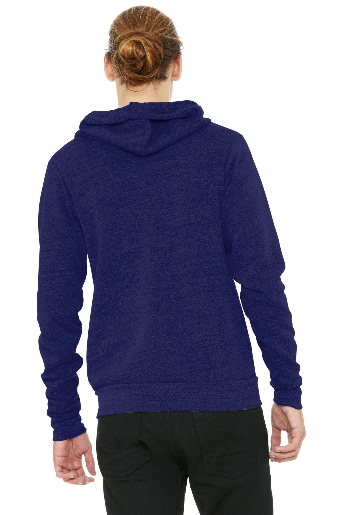 BELLA+CANVAS  Unisex Triblend Sponge Fleece Full-Zip Hoodie BC3909