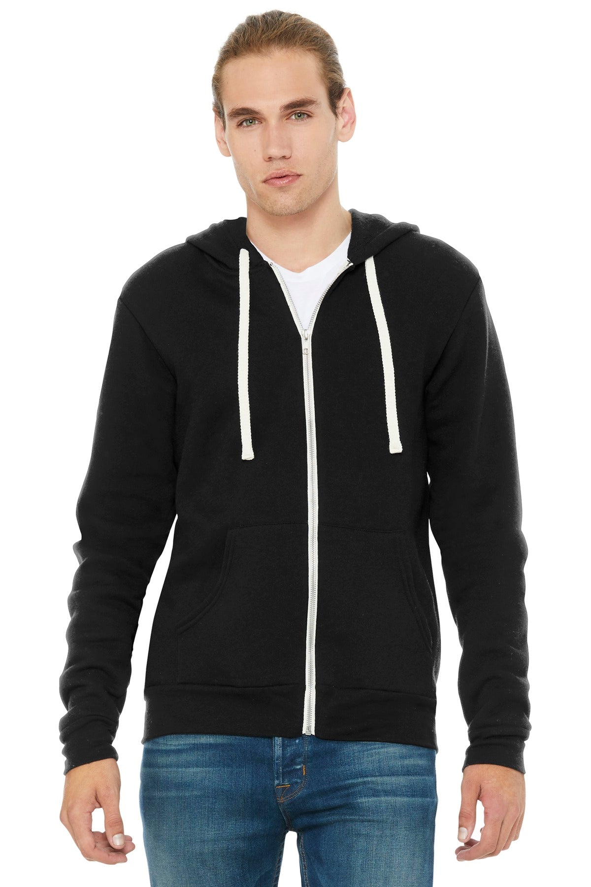 BELLA+CANVAS  Unisex Triblend Sponge Fleece Full-Zip Hoodie BC3909