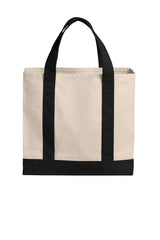 Port Authority Cotton Canvas Two-Tone Tote BG429