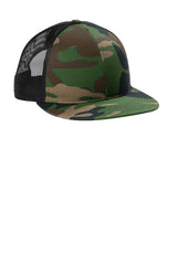 Port Authority Snapback Flat Bill Trucker Cap C407