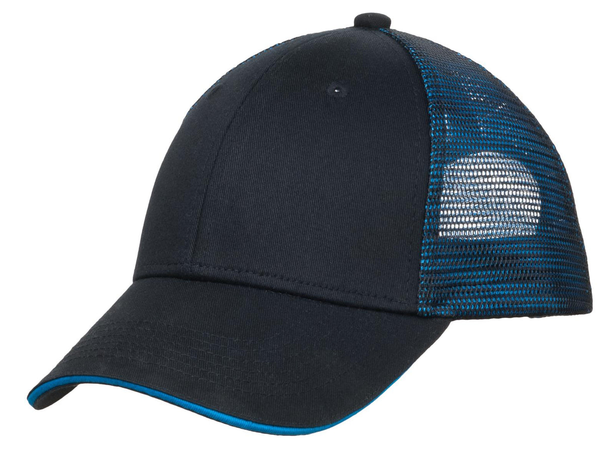 Port Authority Double Mesh Snapback Sandwich Bill Cap C818