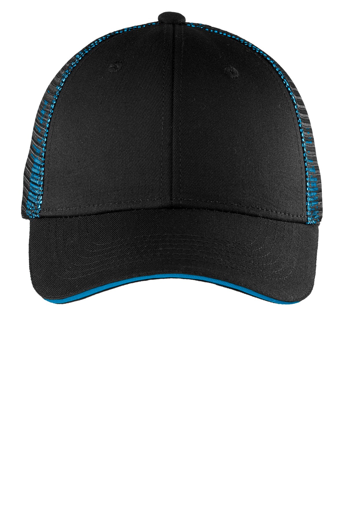 Port Authority Double Mesh Snapback Sandwich Bill Cap C818