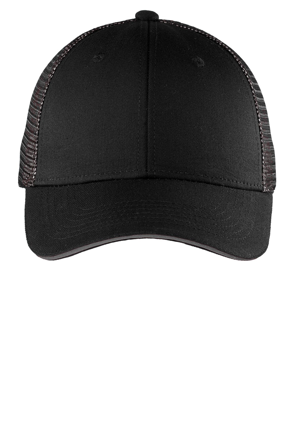 Port Authority Double Mesh Snapback Sandwich Bill Cap C818