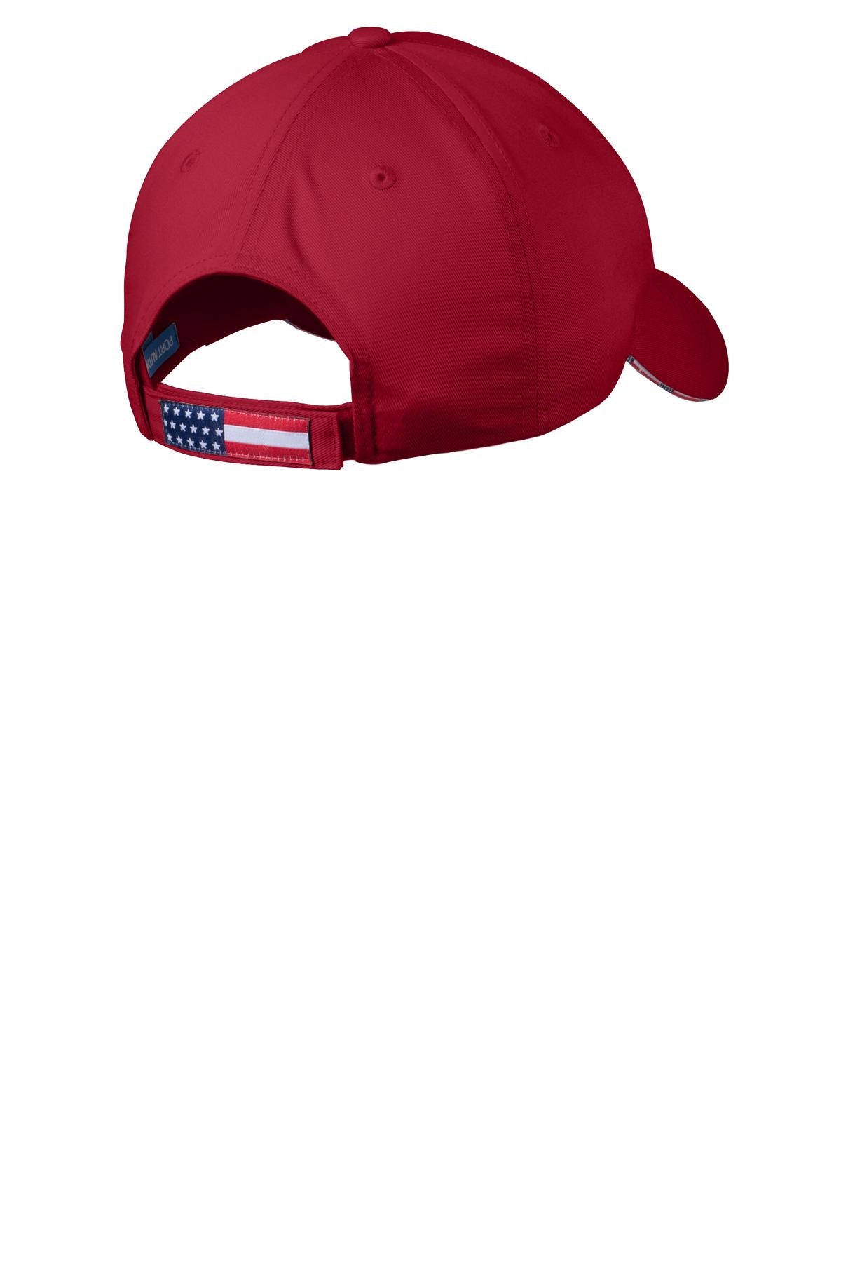 Port Authority Americana Flag Sandwich Cap C829