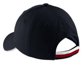 Port Authority Sandwich Bill Cap with Striped Closure C830