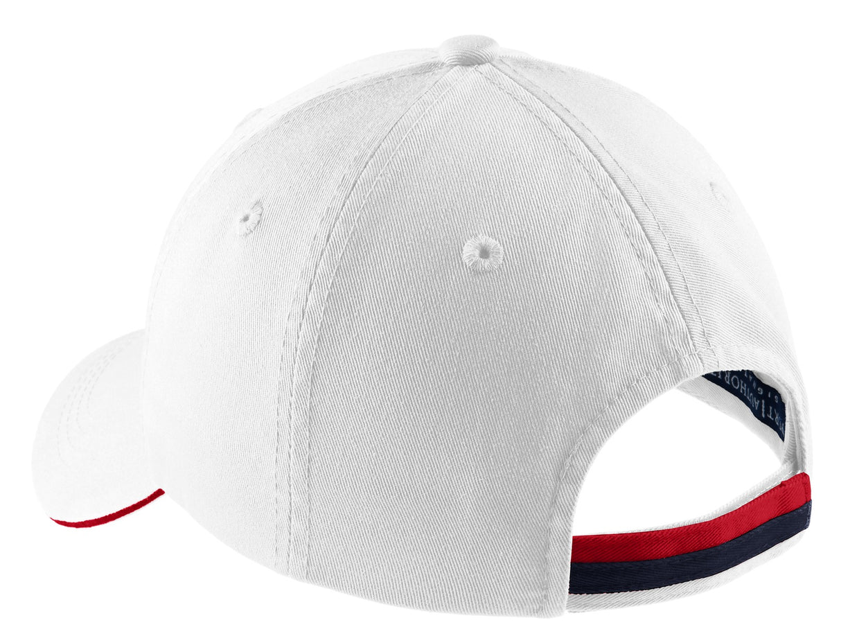 Port Authority Sandwich Bill Cap with Striped Closure C830