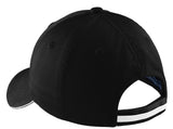 Port Authority Sandwich Bill Cap with Striped Closure C830