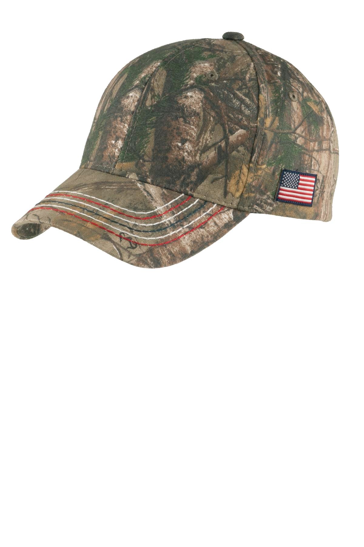 Port Authority Americana Contrast Stitch Camouflage Cap C909
