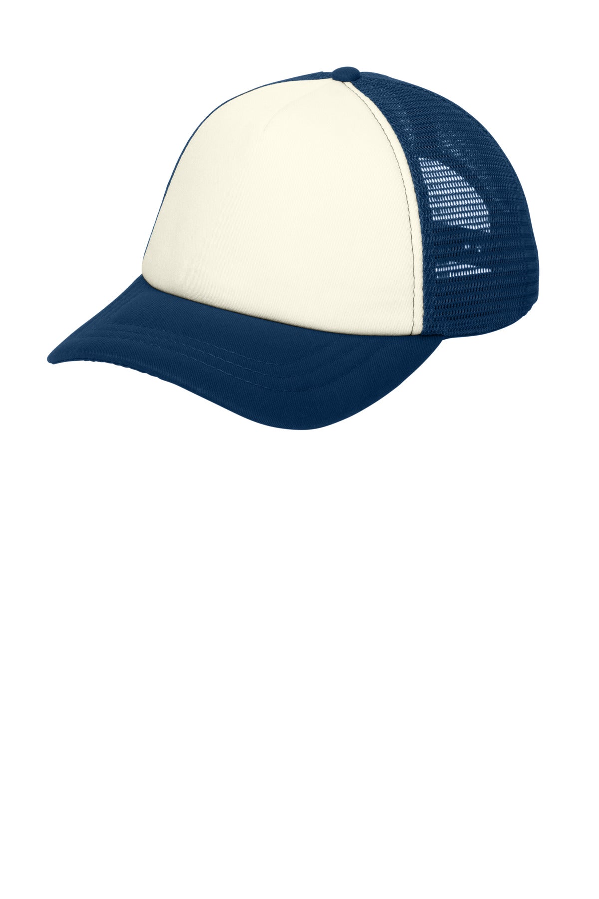 Port Authority  5-Panel Twill Foam Trucker Cap C936