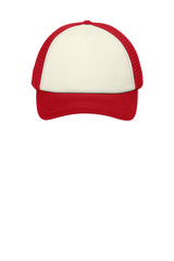 Port Authority  5-Panel Twill Foam Trucker Cap C936
