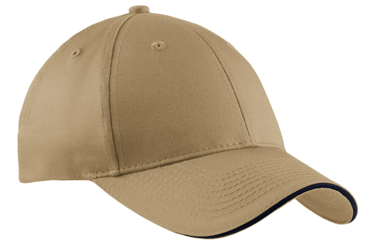 Port Authority Cotton Twill Sandwich Bill Cap CP85