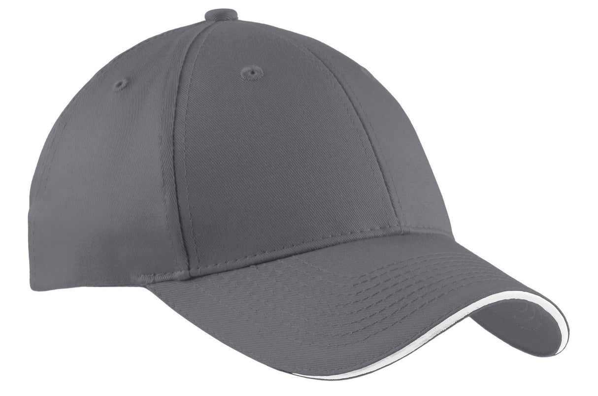 Port Authority Cotton Twill Sandwich Bill Cap CP85