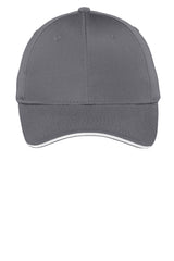 Port Authority Cotton Twill Sandwich Bill Cap CP85