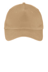 Port Authority Five-Panel Twill Cap CP86