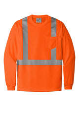 CornerStone  ANSI 107 Class 2 Mesh Long Sleeve Tee CS201