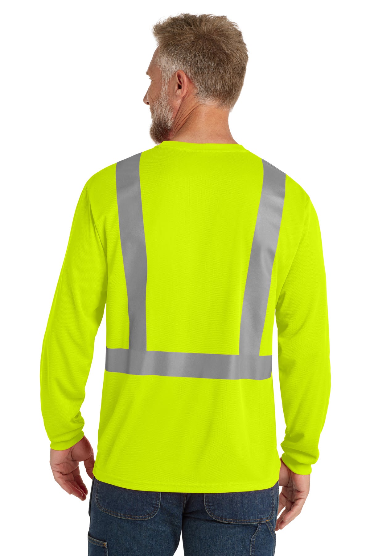 CornerStone  ANSI 107 Class 2 Mesh Long Sleeve Tee CS201