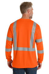 CornerStone ANSI 107 Class 3 Mesh Long Sleeve Tee CS203